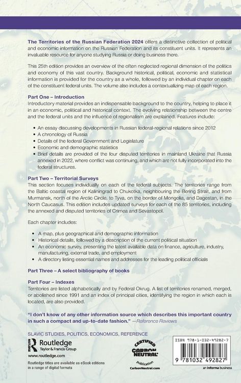 Produktbild: The Territories of the Russian Federation 2024