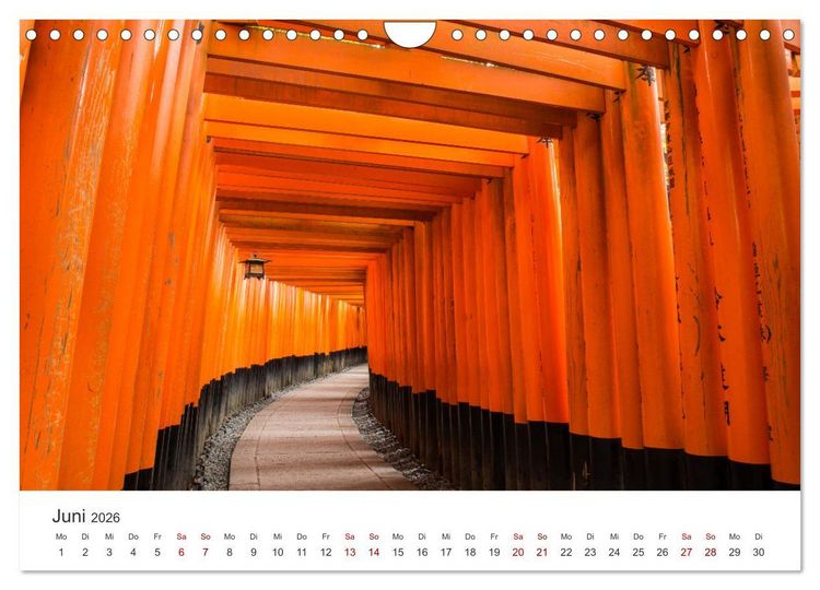 Produktbild: Japanischer Herbst und Laub (Wandkalender 2026 DIN A4 quer), CALVENDO Monatskalender