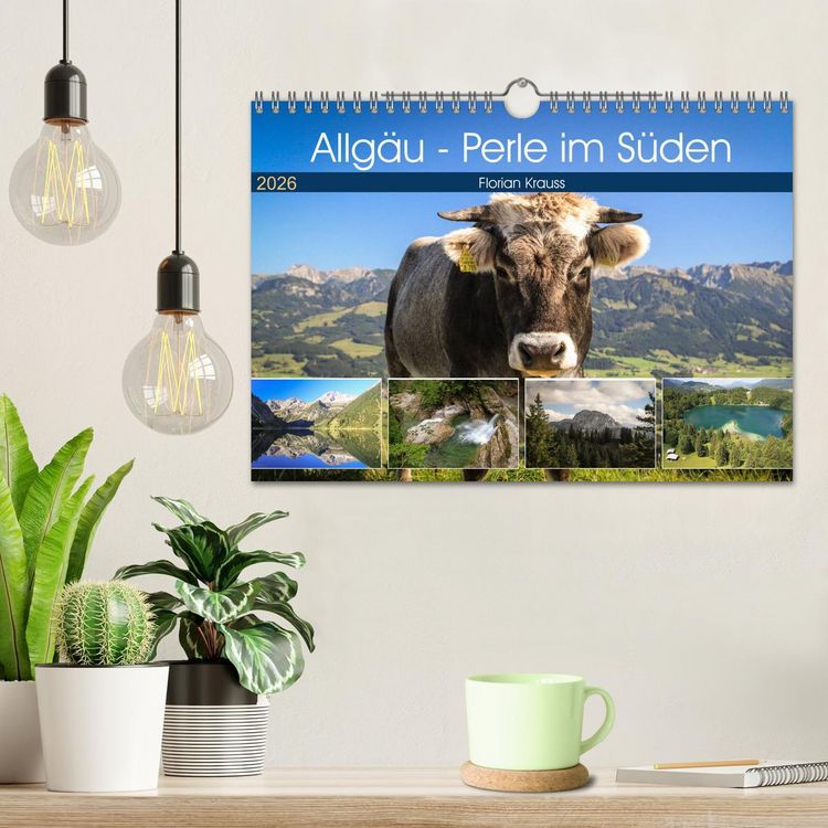 Produktbild: Allg&auml;u - Perle im S&uuml;den (Wandkalender 2026 DIN A4 quer), CALVENDO Monatskalender