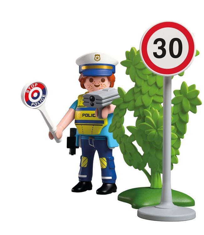 Produktbild: PLAYMOBIL 72029 Polizist mit Radar