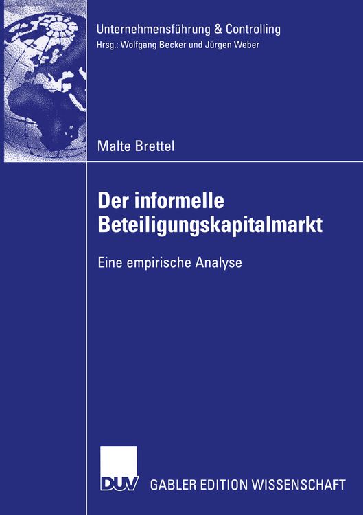 Bild vom Artikel Der informelle Beteiligungskapitalmarkt vom Autor Malte Brettel