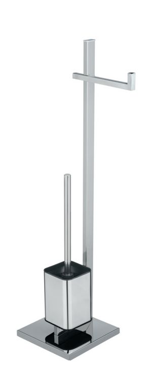 Produktbild: Stand WC-Garnitur Mod. Quadro, aus Edelstahl