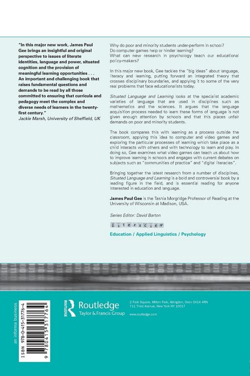 Produktbild: Situated Language and Learning