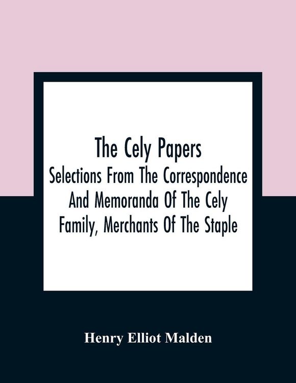 Produktbild: The Cely Papers
