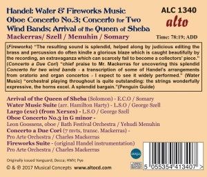 Produktbild: Wassermusik/Feuerwerkssuite/Oboenkonzert 3/+