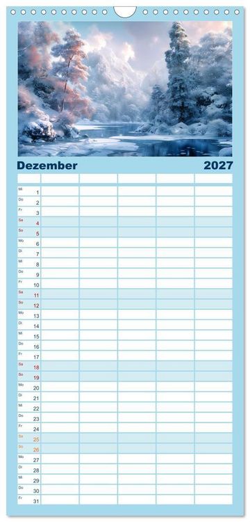 Produktbild: Familienplaner 2027 - Anime - Welten: Eine Reise durch vertr&auml;umte Welten mit 5 Spalten (Wandkalender, 21 x 45 cm) CALVENDO