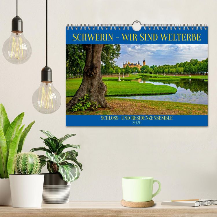 Produktbild: Schwerin - Wir sind Welterbe (Wandkalender 2026 DIN A4 quer), CALVENDO Monatskalender