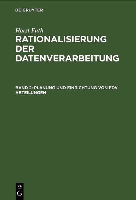 Produktbild: Planung und Einrichtung von EDV-Abteilungen