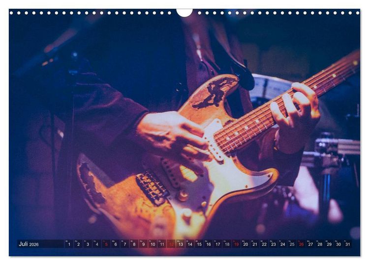Produktbild: Gitarren - Live (Wandkalender 2026 DIN A3 quer), CALVENDO Monatskalender