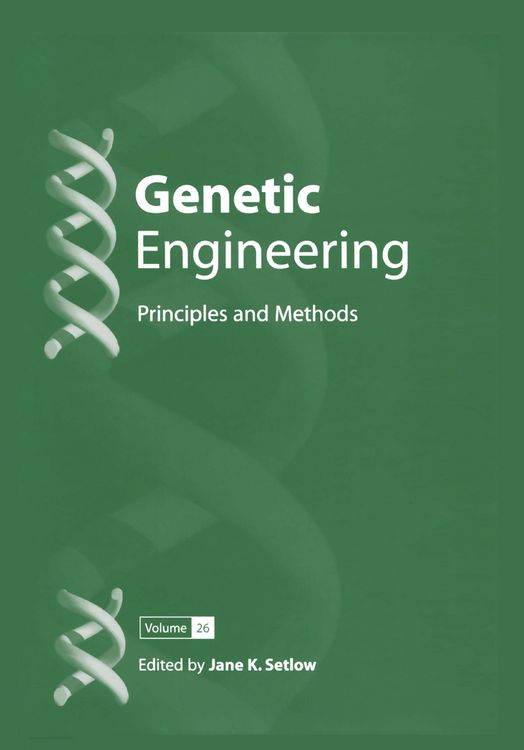 Produktbild: Genetic Engineering: Principles and Methods