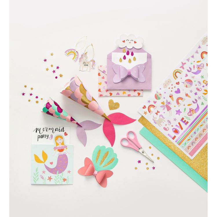 Produktbild: folia Bastelblock Glitter Everywhere 24x34cm 27 Blatt
