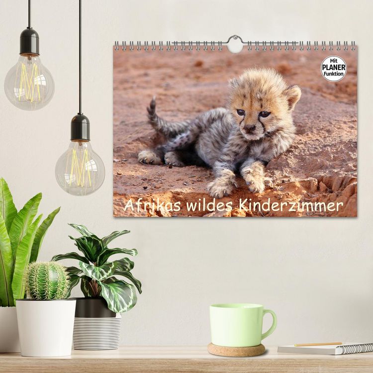 Produktbild: Afrikas wildes Kinderzimmer (Wandkalender 2026 DIN A4 quer), CALVENDO Monatskalender