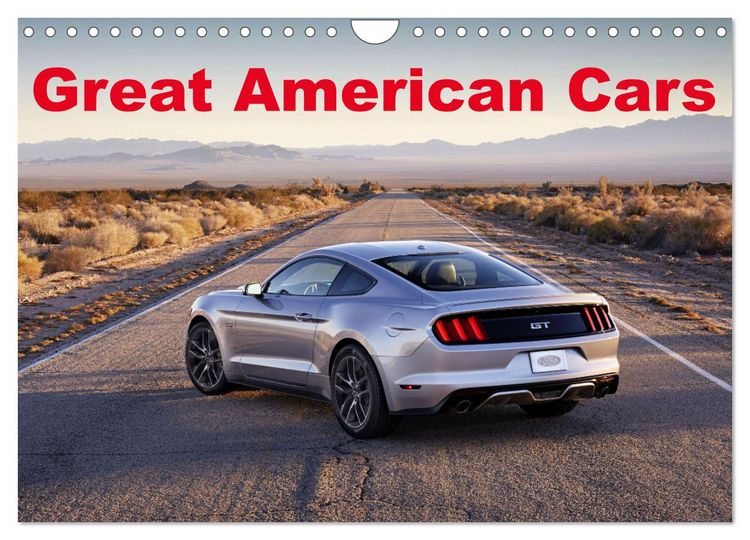 Produktbild: Great American cars (Wall Calendar 2026 DIN A4 landscape), CALVENDO 12 Month Wall Calendar
