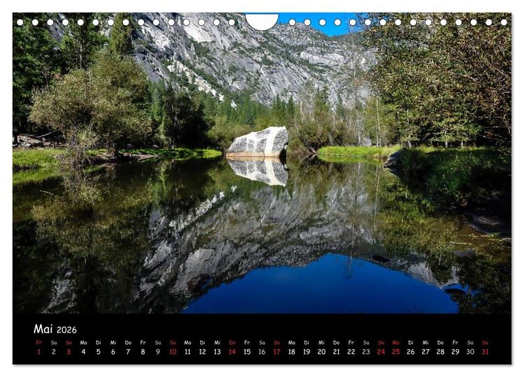 Produktbild: Rundreise Kalifornien mit Las Vegas (Wandkalender 2026 DIN A4 quer), CALVENDO Monatskalender