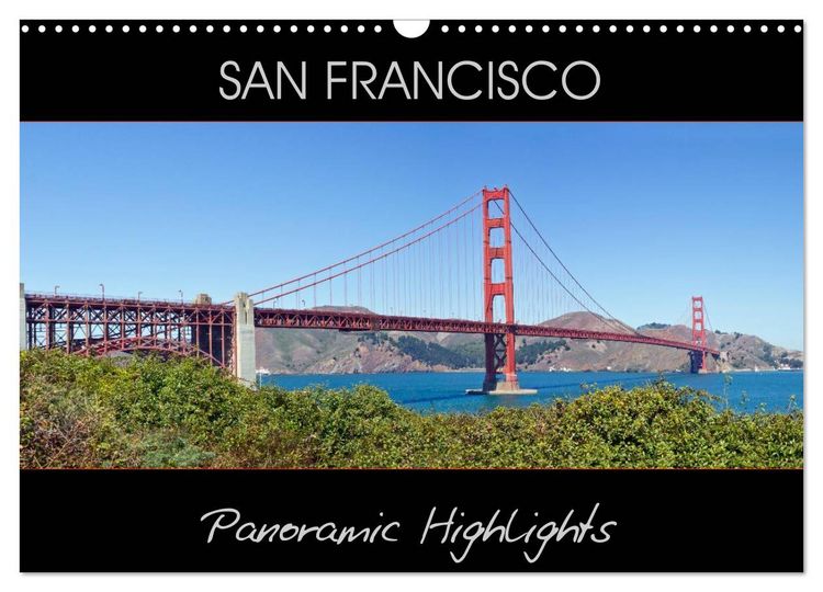 Produktbild: SAN FRANCISCO Panoramic Highlights (Wall Calendar 2026 DIN A3 landscape), CALVENDO 12 Month Wall Calendar