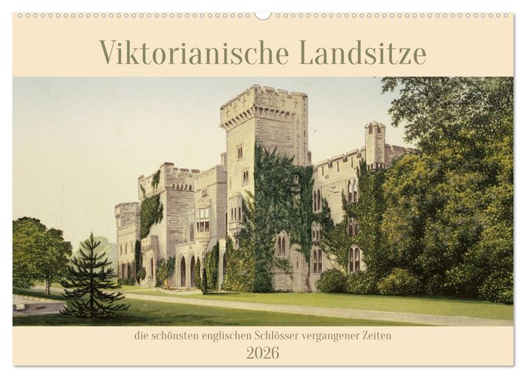 Produktbild: Viktorianische Landsitze (Wandkalender 2026 DIN A2 quer), CALVENDO Monatskalender