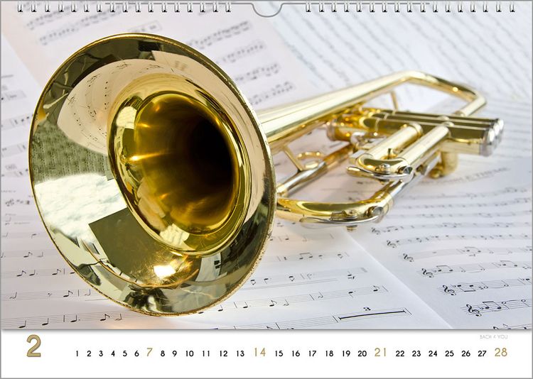 Produktbild: Blech-Instrumente &ndash; Musik-Kalender 2027, DIN A4