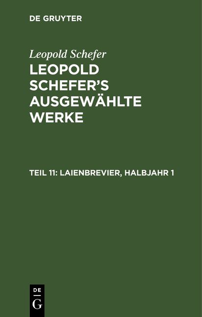 Produktbild: Laienbrevier, Halbjahr 1