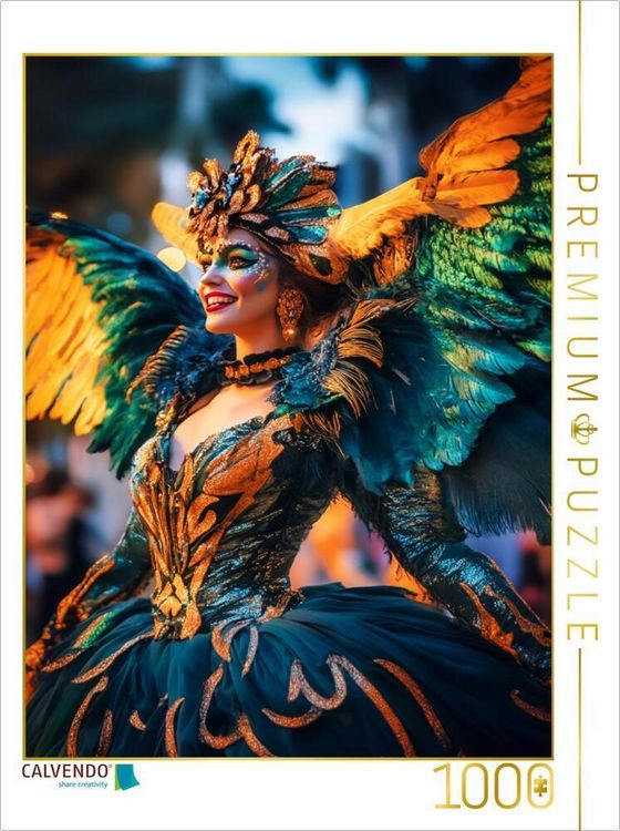 Produktbild: CALVENDO Puzzle Ein Regen aus Farben | 1000 Teile Lege-Gr&ouml;&szlig;e 64x48cm Foto-Puzzle f&uuml;r gl&uuml;ckliche Stunden
