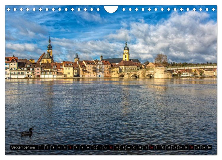 Produktbild: Kitzingen am Main (Wandkalender 2026 DIN A4 quer), CALVENDO Monatskalender