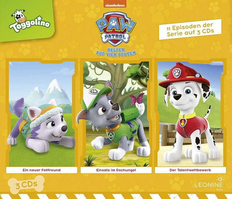 Produktbild: PAW Patrol H&ouml;rspielbox 6 (Fellfreund / Dschungel / Talentwettbewerb)