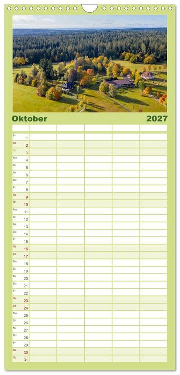 Produktbild: Familienplaner 2027 - Freudenstadt 2027 mit 5 Spalten (Wandkalender, 21 x 45 cm) CALVENDO