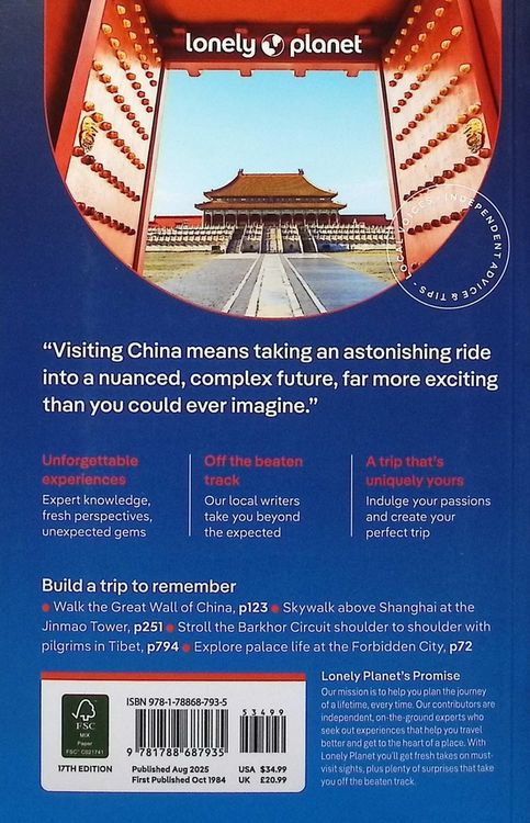 Produktbild: Lonely Planet China