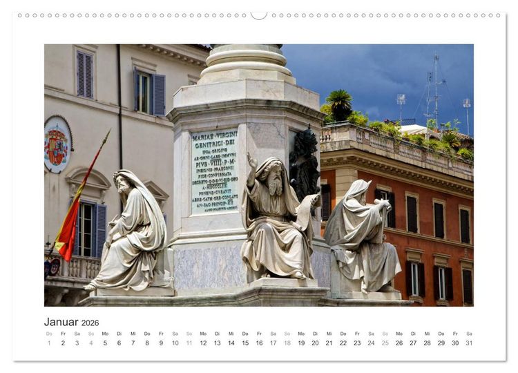 Produktbild: Rom - Roma (Wandkalender 2026 DIN A2 quer), CALVENDO Monatskalender