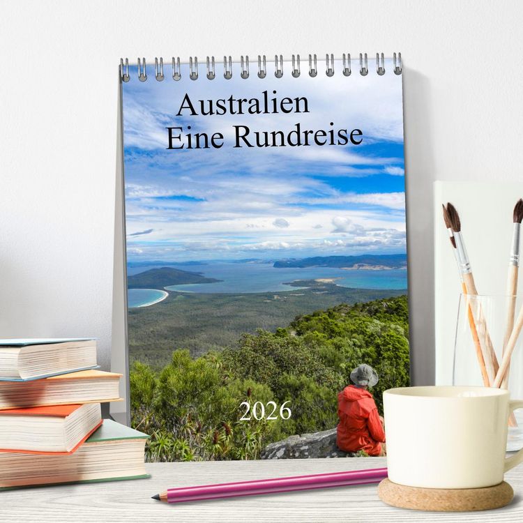 Produktbild: Australien - Eine Rundreise (Tischkalender 2026 DIN A5 hoch), CALVENDO Monatskalender
