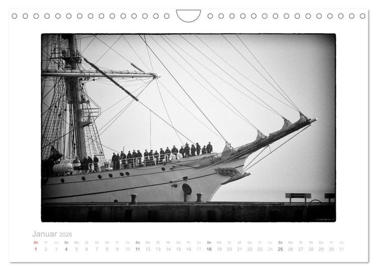 Produktbild: Gorch Fock - zeitlose Eindr&uuml;cke (Wandkalender 2026 DIN A4 quer), CALVENDO Monatskalender