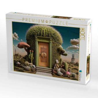 Produktbild: CALVENDO Puzzle T&uuml;r zum W&uuml;stenm&auml;rchen | 1000 Teile Lege-Gr&ouml;&szlig;e 64x48cm Foto-Puzzle f&uuml;r gl&uuml;ckliche Stunden