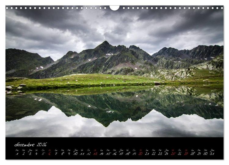 Produktbild: Miroirs des Pyr&eacute;n&eacute;es Catalanes (Calendrier mural 2026 DIN A3 vertical), CALVENDO calendrier mensuel