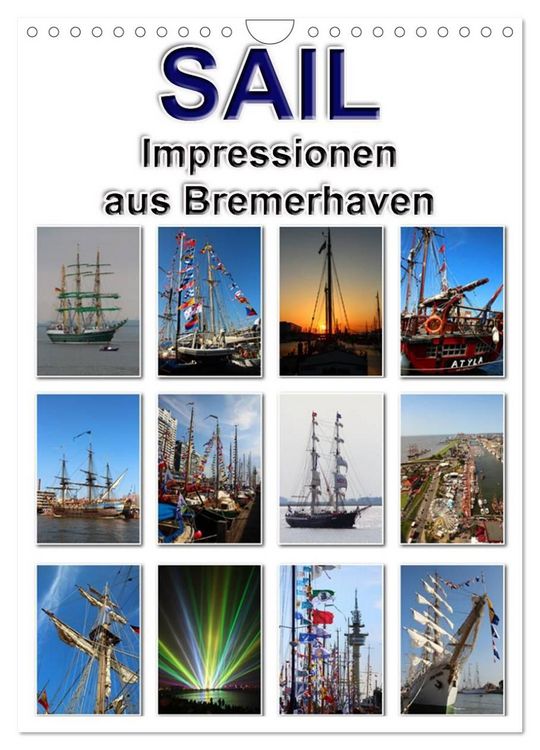 Produktbild: Sail - Impressionen aus Bremerhaven (Wandkalender 2027 DIN A4 hoch), CALVENDO Monatskalender