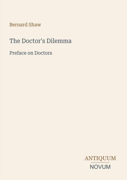 Produktbild: The Doctor's Dilemma