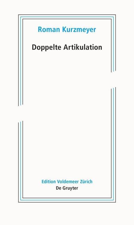 Produktbild: Doppelte Artikulation