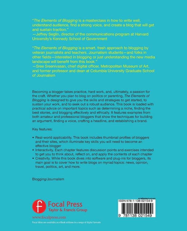 Produktbild: The Elements of Blogging