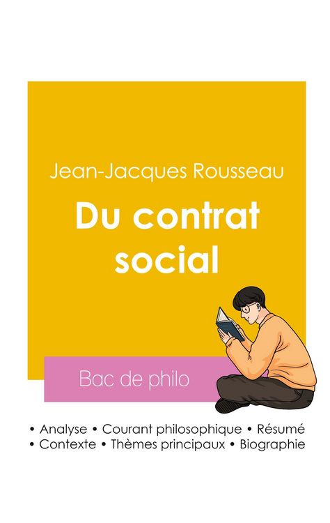 Produktbild: R&eacute;ussir son Bac de philosophie 2026 : Analyse de l'essai Du contrat social de Jean-Jacques Rousseau