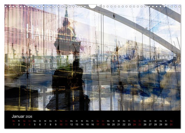 Produktbild: Hamburg-Art (Wandkalender 2026 DIN A3 quer), CALVENDO Monatskalender