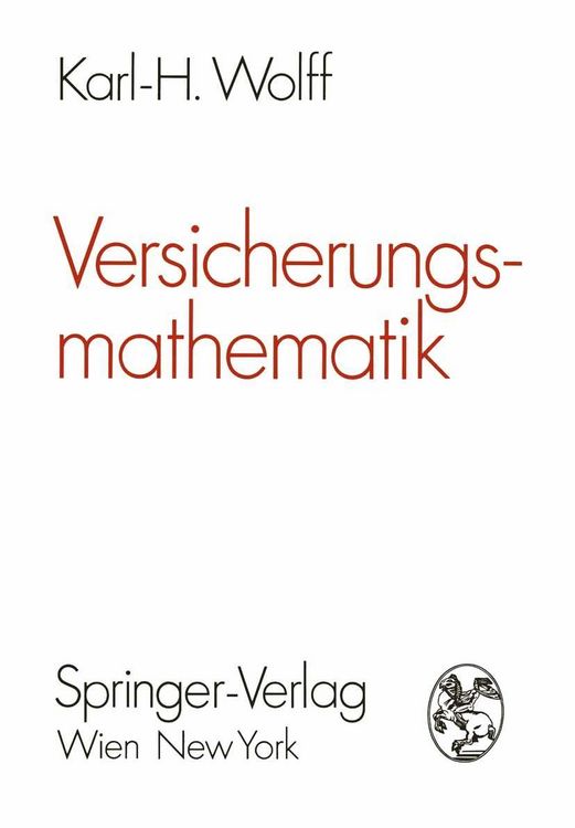 Produktbild: Versicherungsmathematik