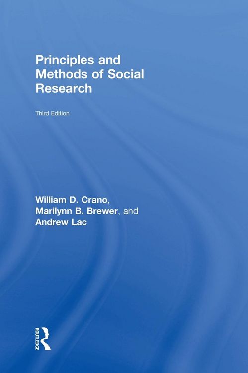 Produktbild: Principles and Methods of Social Research