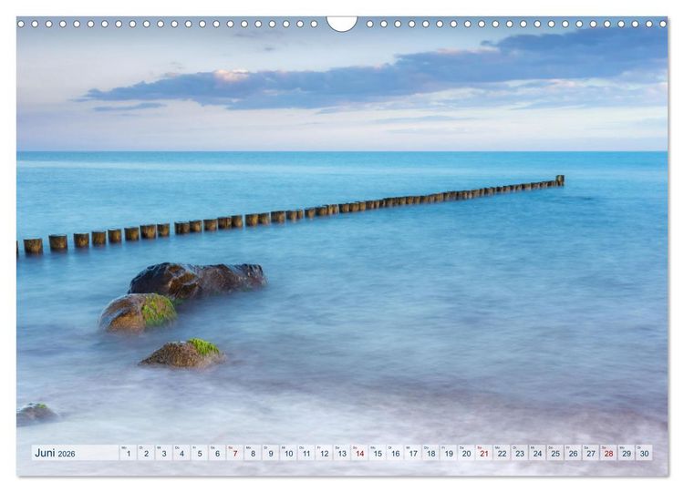 Produktbild: Farben der Ostsee (Wandkalender 2026 DIN A3 quer), CALVENDO Monatskalender