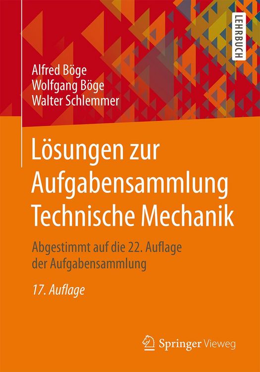 Produktbild: L&ouml;sungen zur Aufgabensammlung Technische Mechanik