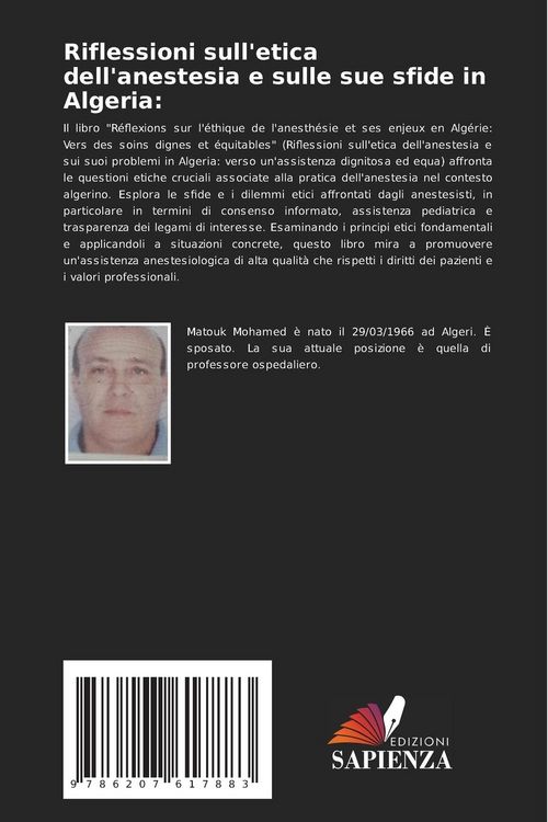 Produktbild: Riflessioni sull'etica dell'anestesia e sulle sue sfide in Algeria: