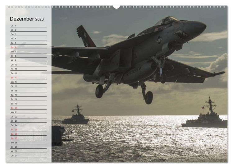 Produktbild: Kriegstechnik. Kampfjet-Impressionen (Wandkalender 2026 DIN A2 quer), CALVENDO Monatskalender