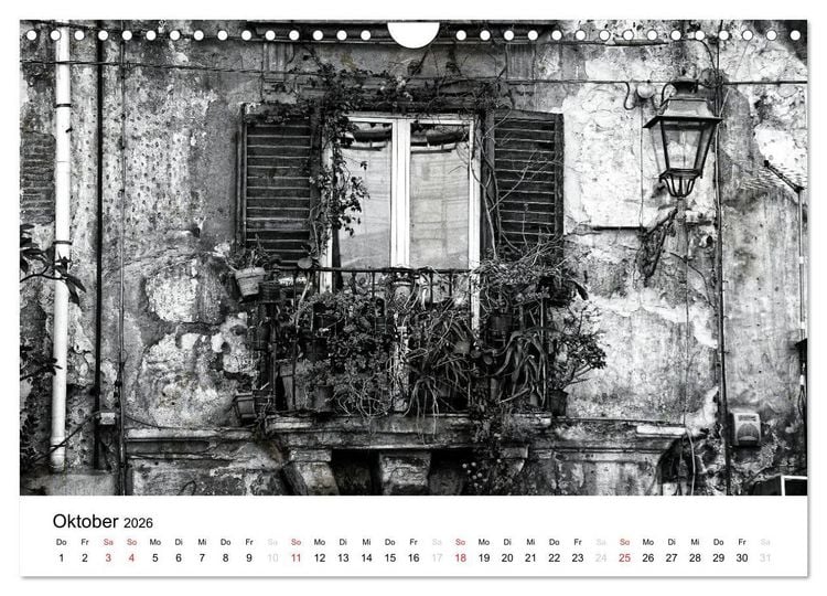 Produktbild: Silberstein portr&auml;tiert Palermo (Wandkalender 2026 DIN A4 quer), CALVENDO Monatskalender