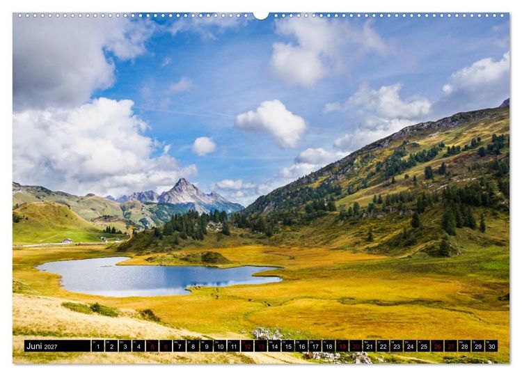 Produktbild: Wundersch&ouml;nes Lechtal (Wandkalender 2027 DIN A2 quer), CALVENDO Monatskalender
