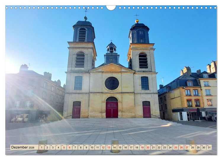 Produktbild: Frankreichs Nordosten - Montm&eacute;dy, Sedan, Charleville-M&eacute;zi&egrave;res (Wandkalender 2026 DIN A3 quer), CALVENDO Monatskalender