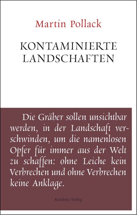 Produktbild: Kontaminierte Landschaften