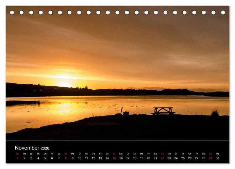 Produktbild: Isle of Skye - Schottlands Inseln (Tischkalender 2026 DIN A5 quer), CALVENDO Monatskalender