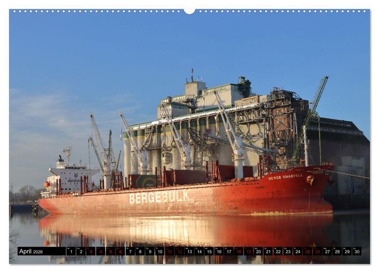 Produktbild: Shipspotting Hamburg (Wandkalender 2026 DIN A2 quer), CALVENDO Monatskalender